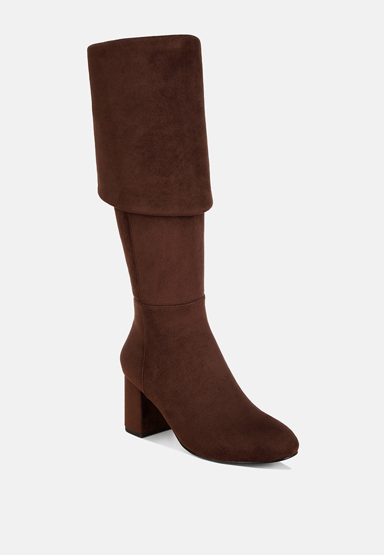 Celina Foldover Long Boots#color_brown-suede