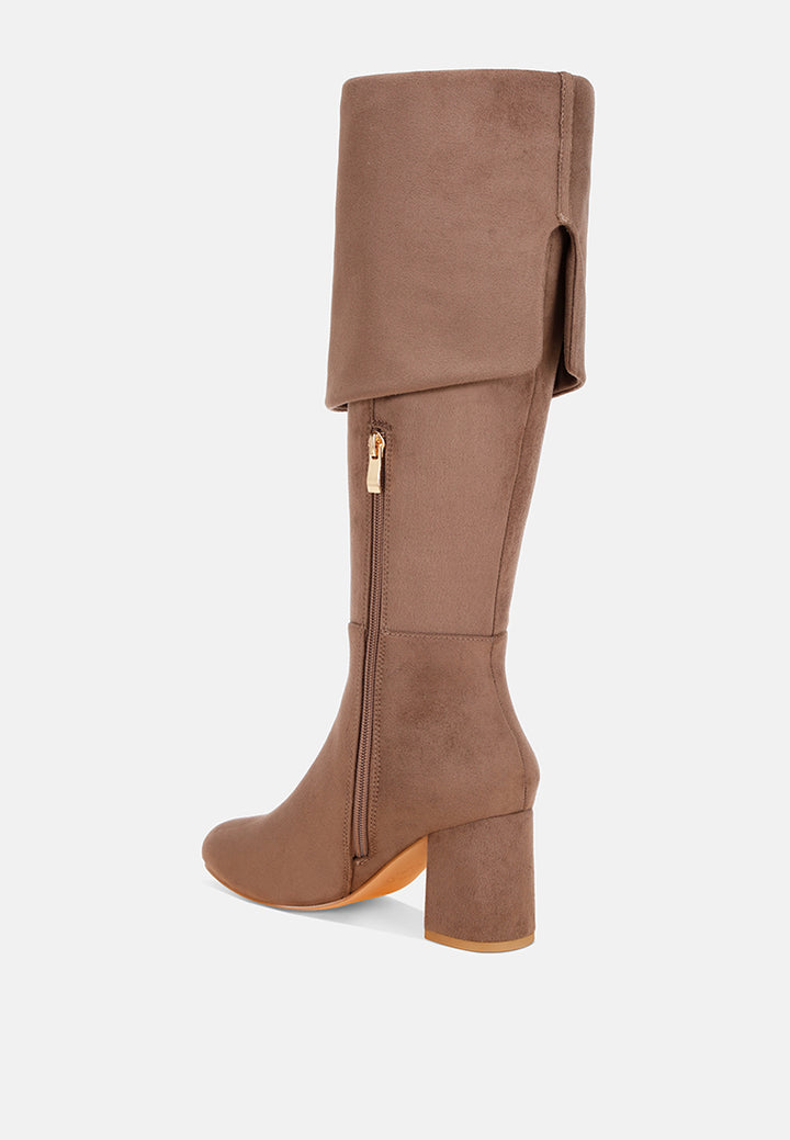 Celina Foldover Long Boots#color_taupe-suede