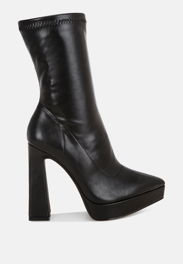 Orsila High Spool Heel Boots#color_black-smooth