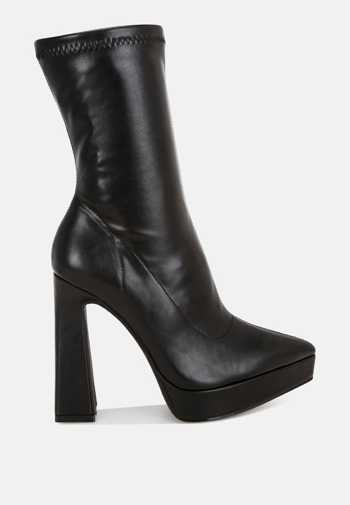 Orsila High Spool Heel Boots#color_black-smooth