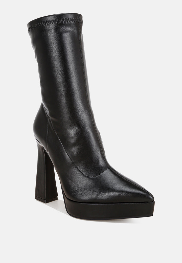 Orsila High Spool Heel Boots#color_black-smooth