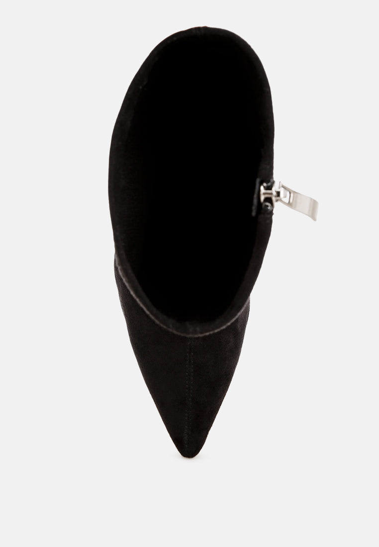 Orsila High Spool Heel Boots#color_black-suede
