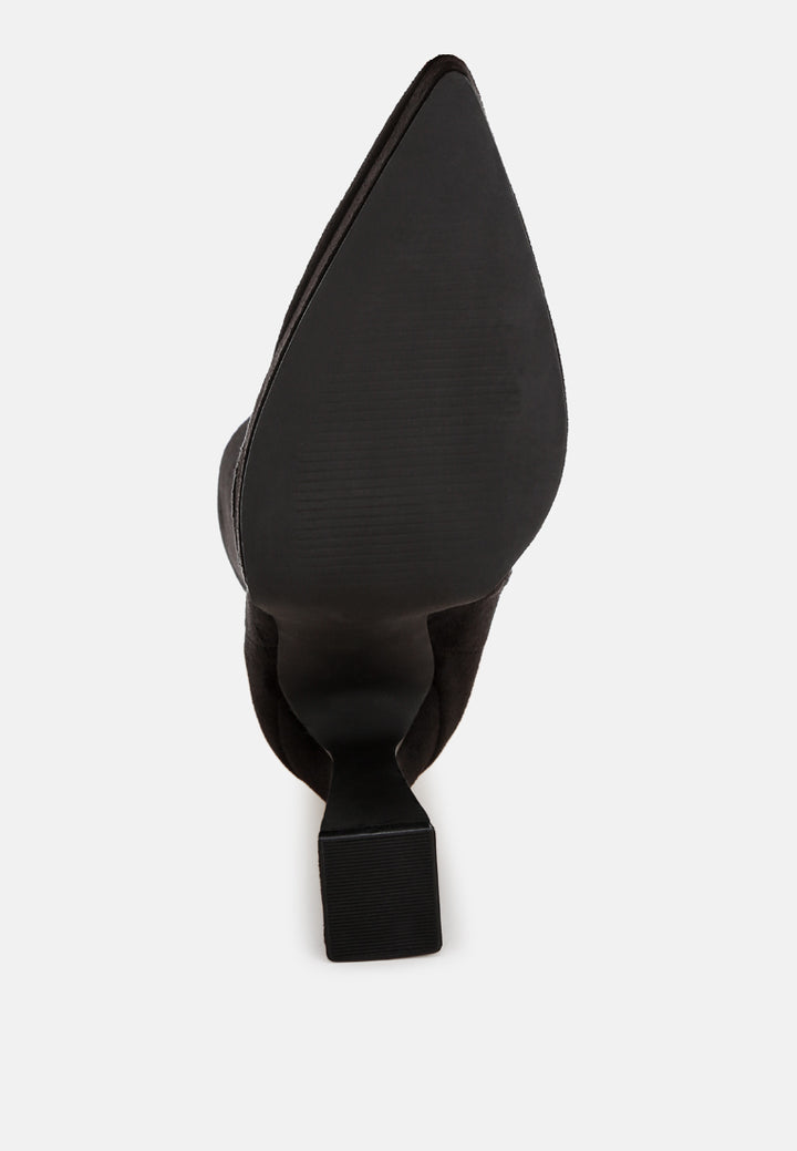 Orsila High Spool Heel Boots#color_black-suede