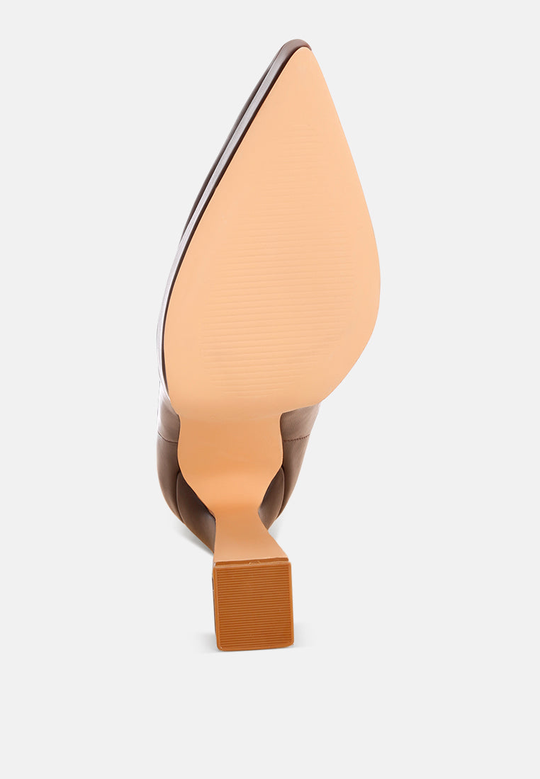 Orsila High Spool Heel Boots#color_brown-smooth