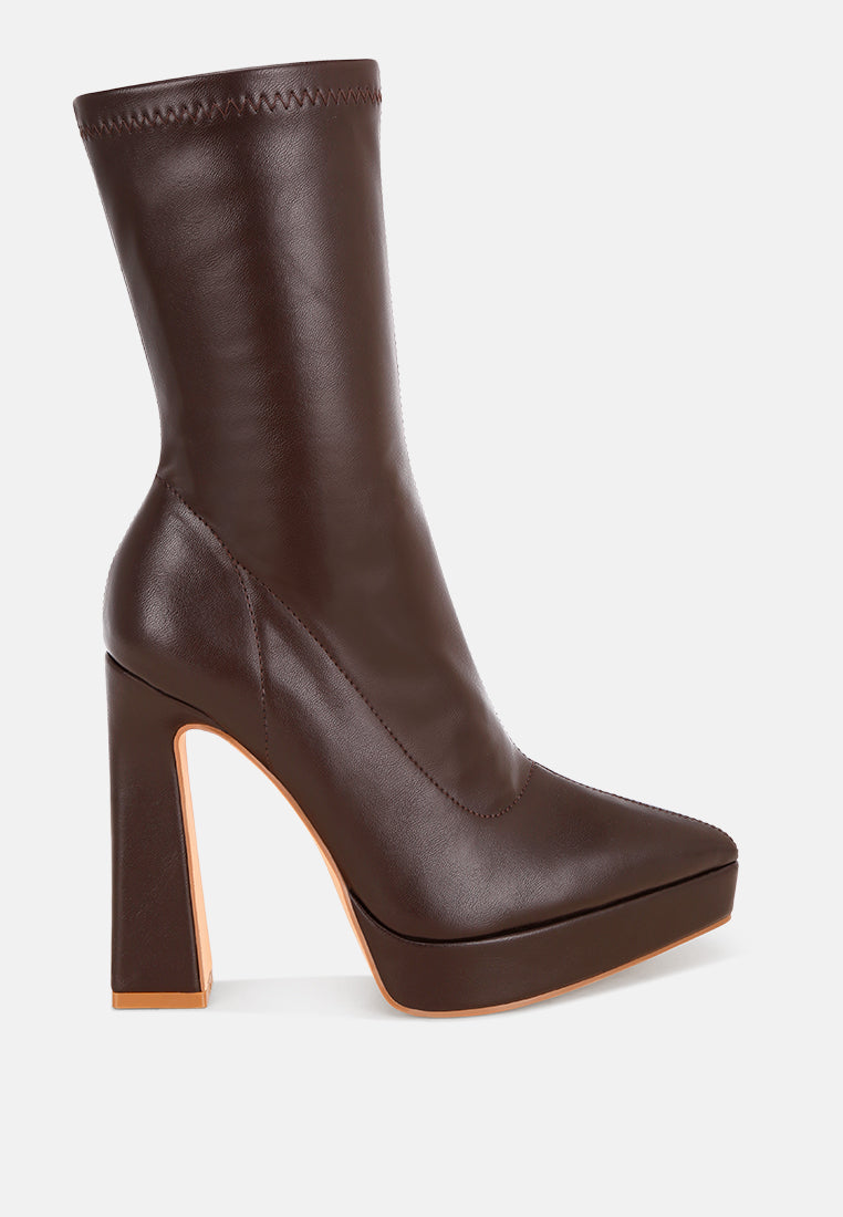 Orsila High Spool Heel Boots#color_brown-smooth