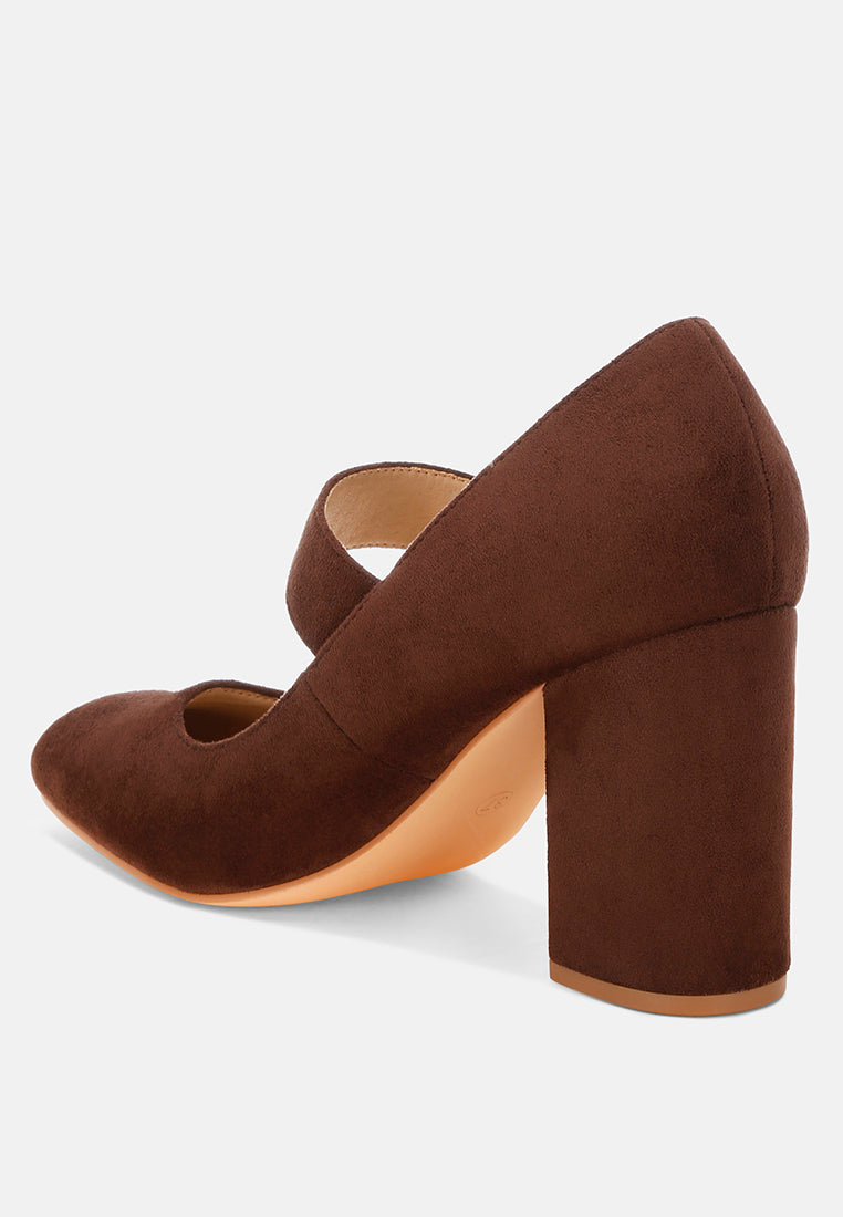 Mayuza Square Toe Strap Sandals#color_brown-suede