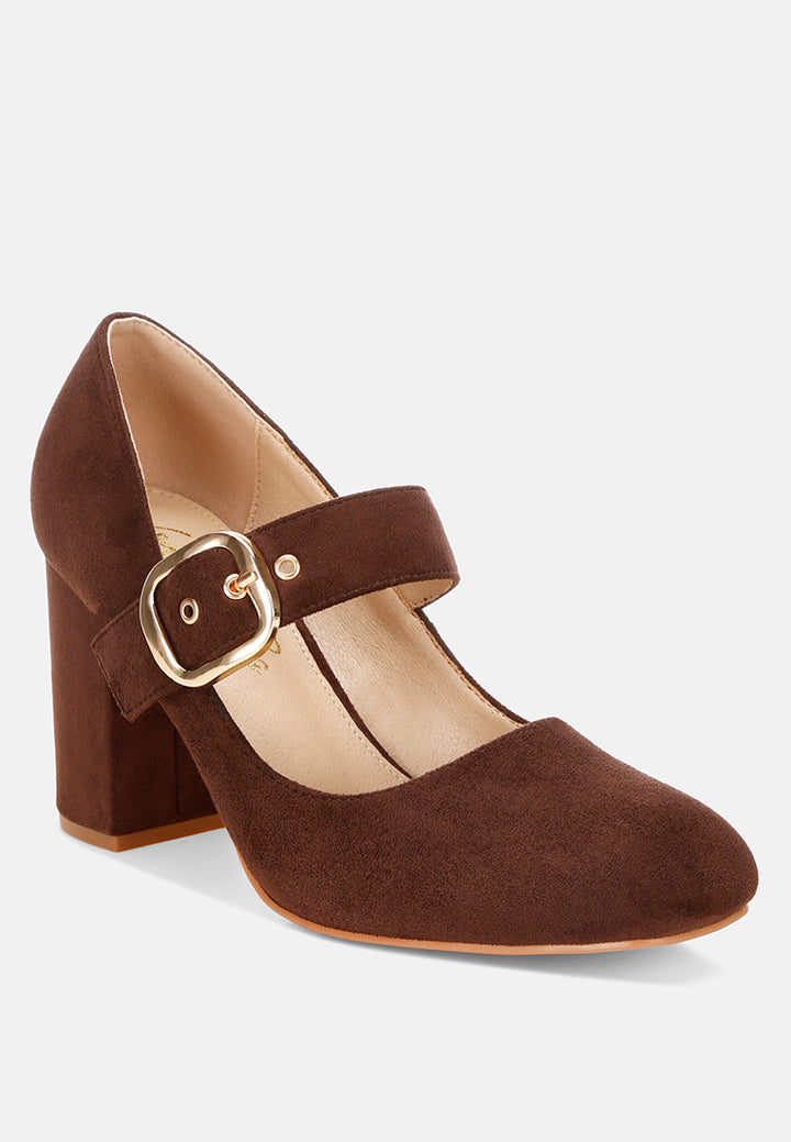 Mayuza Square Toe Strap Sandals#color_brown-suede