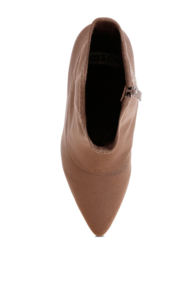 stretchable wedge boots#color_taupe-suede