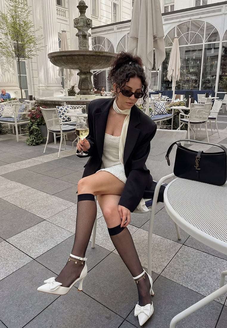 papave bow detail stiletto heels#color_white-smooth