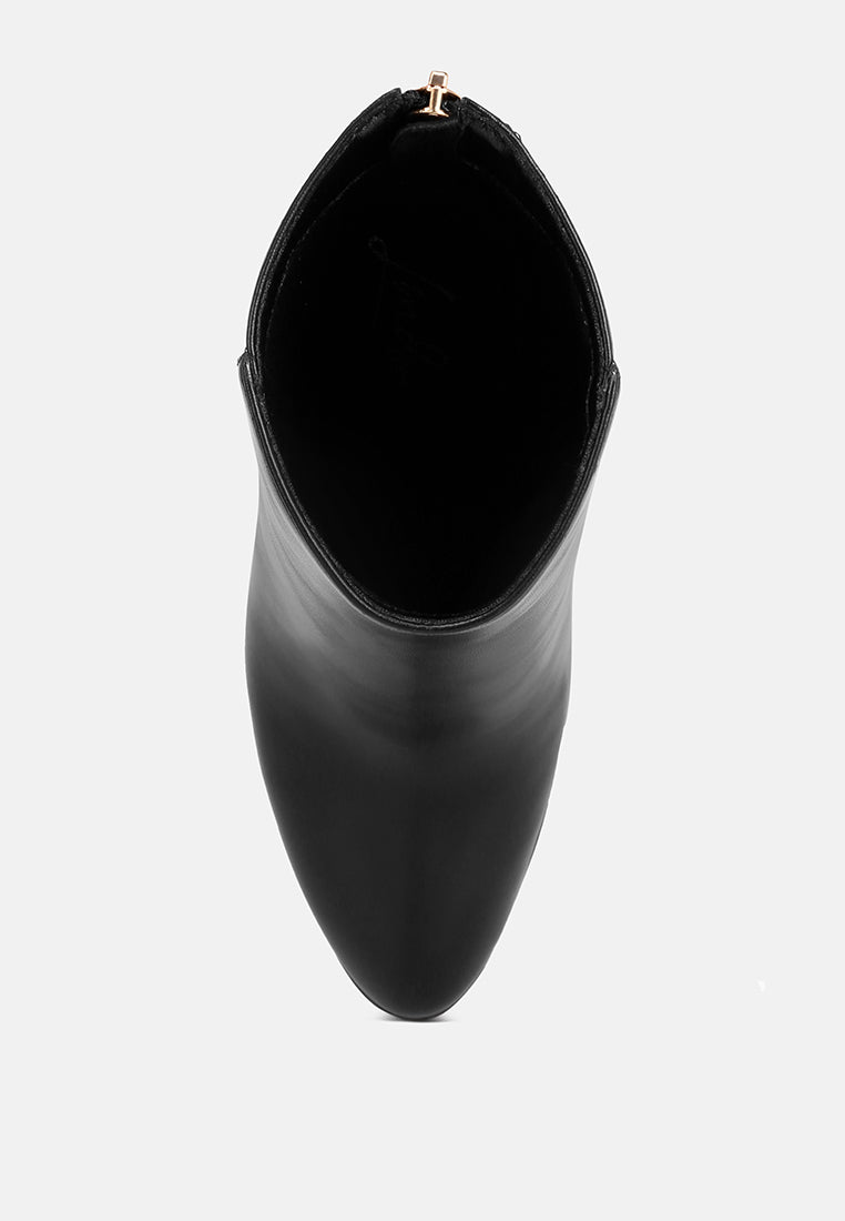 Dasna High Block Heel Boots#color_black-smooth