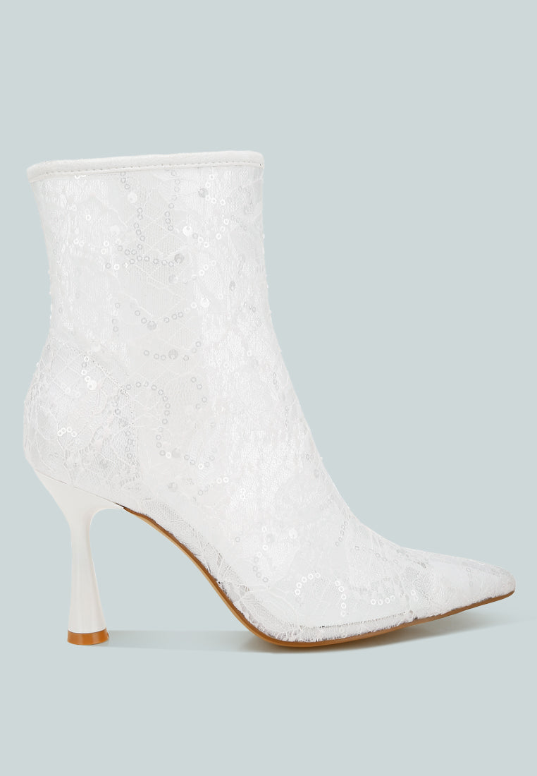 sequin lace boots by ruw#color_white