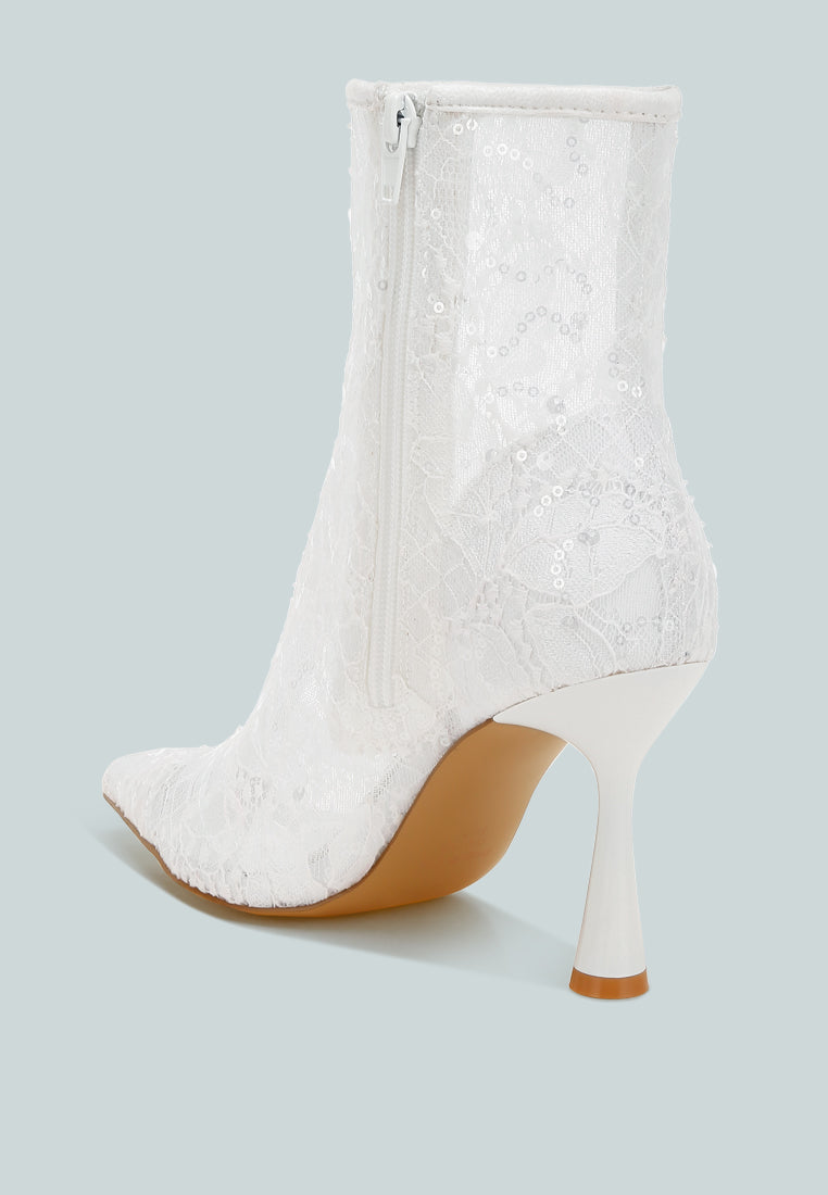 sequin lace boots by ruw#color_white