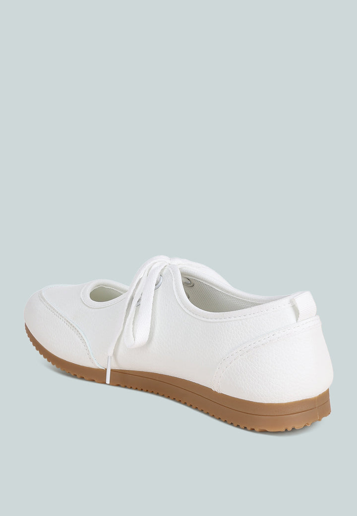 selka lace up women sneakers#color_white-smooth
