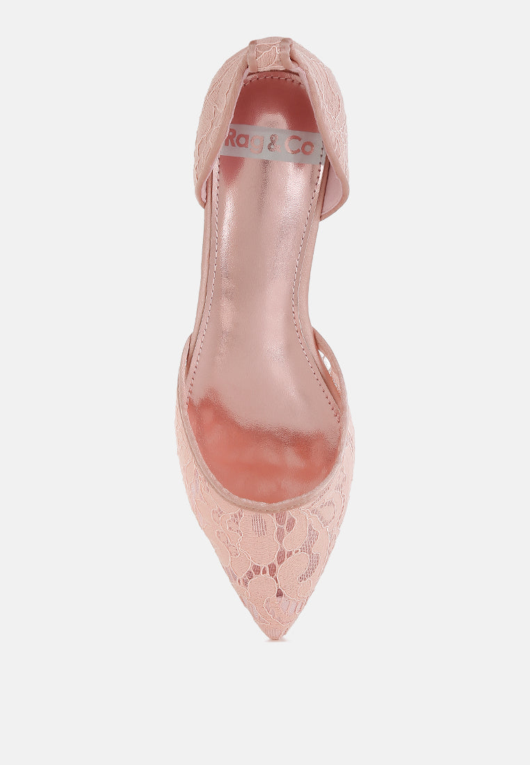 pearl & rhinestone strap flat sandals by ruw#color_blush