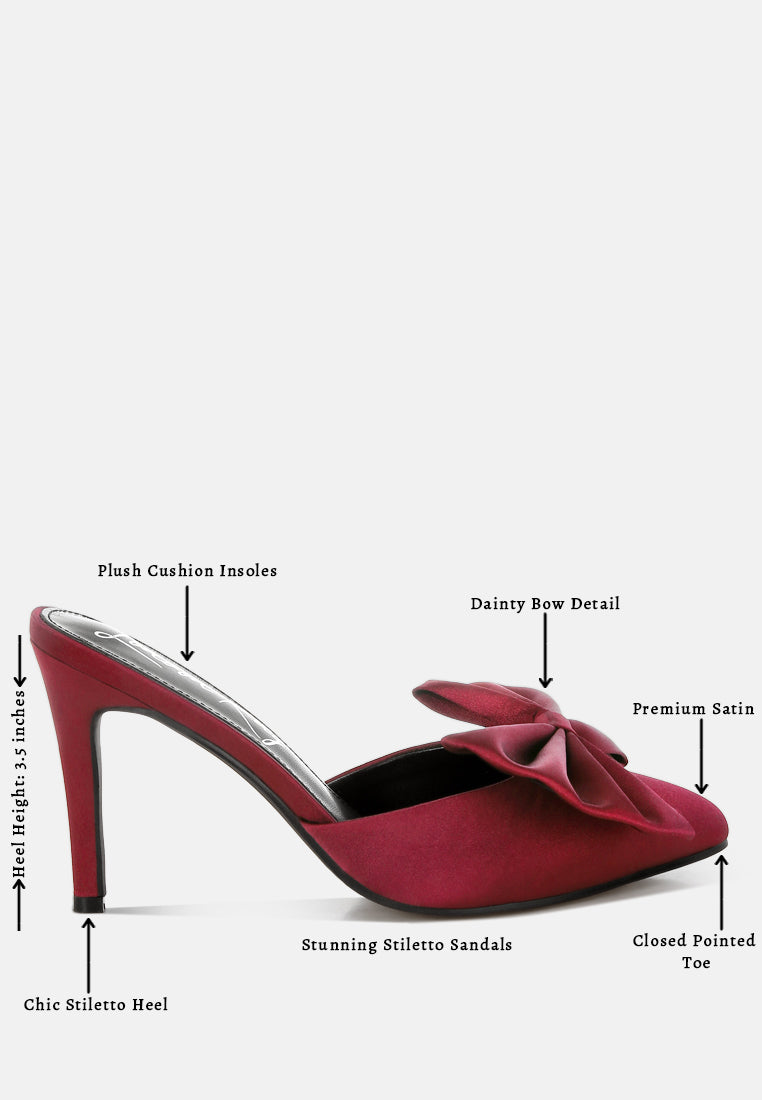 sidonie bow detail stiletto mules#color_burgundy