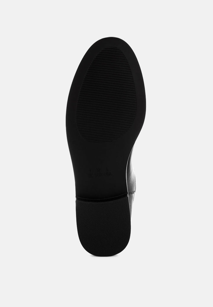 sigrun faux leather chelsea boots#color_black