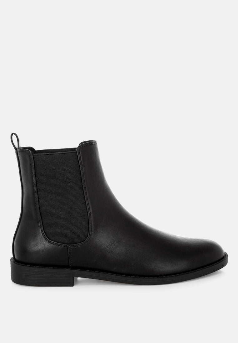 sigrun faux leather chelsea boots#color_black