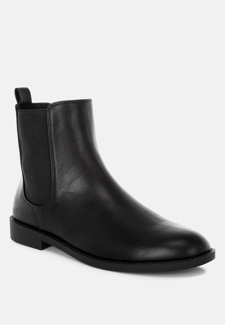 sigrun faux leather chelsea boots#color_black