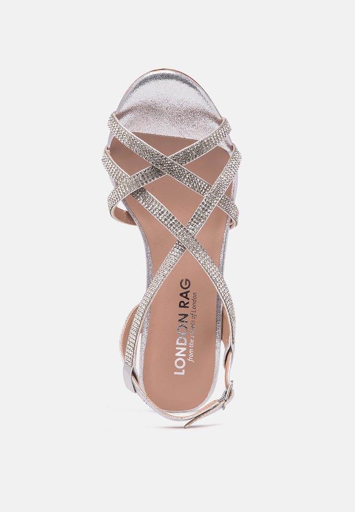 boudica wide fit high heeled sandals