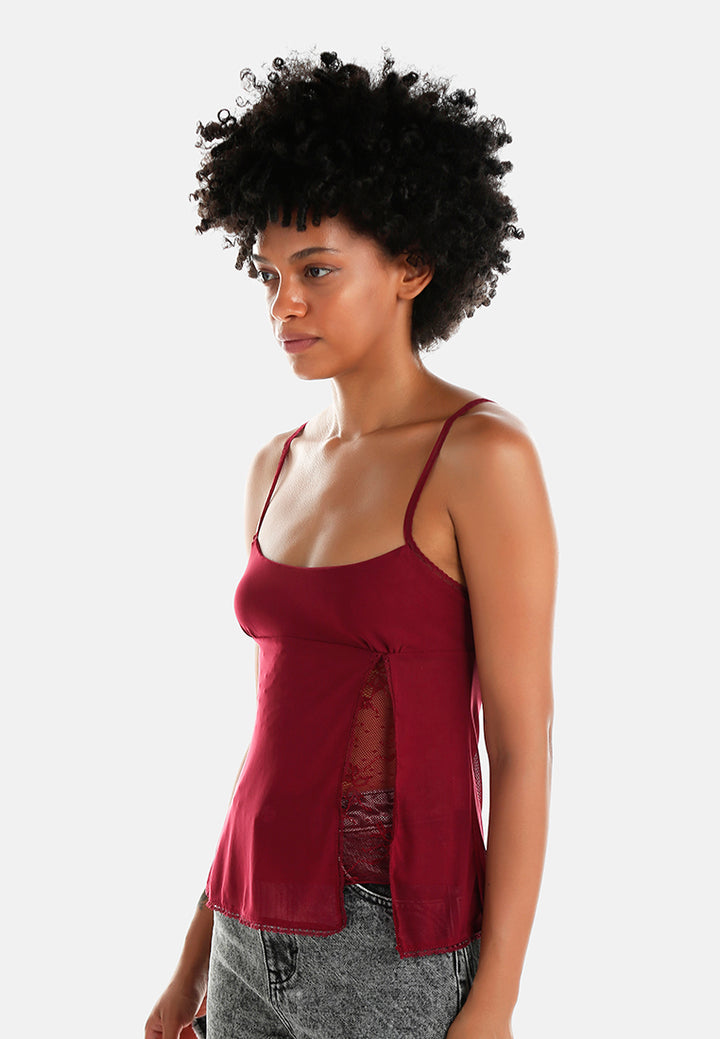 slip detail slip top#color_burgundy