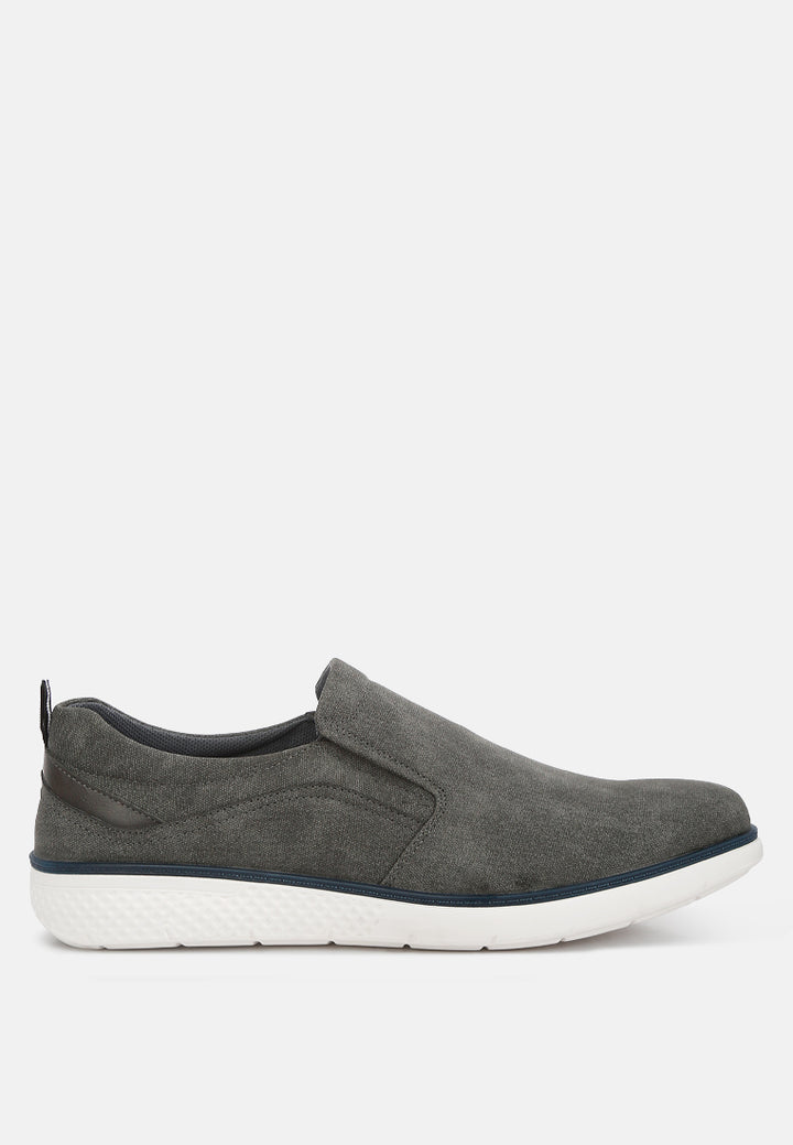 men's slip-on casual sneakers by ruw#color_grey