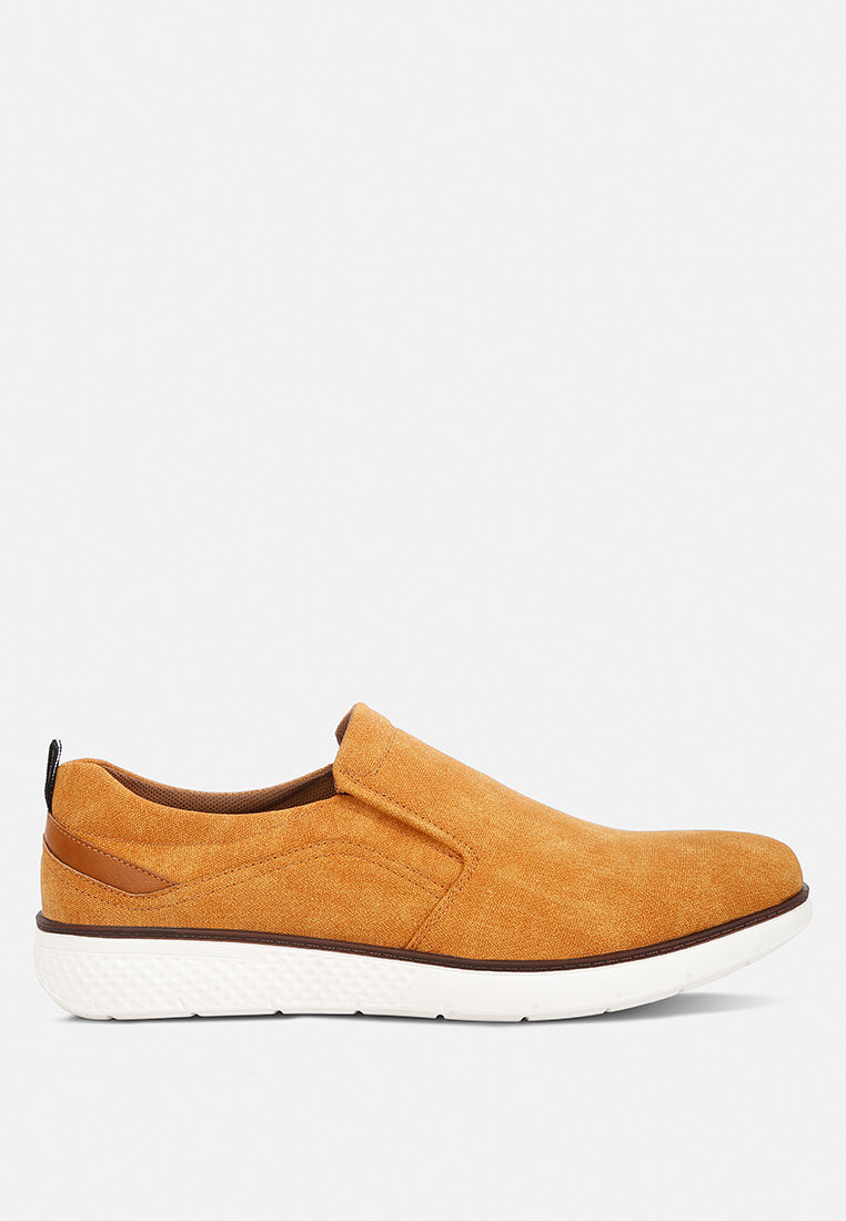 men's slip-on casual sneakers by ruw#color_tan