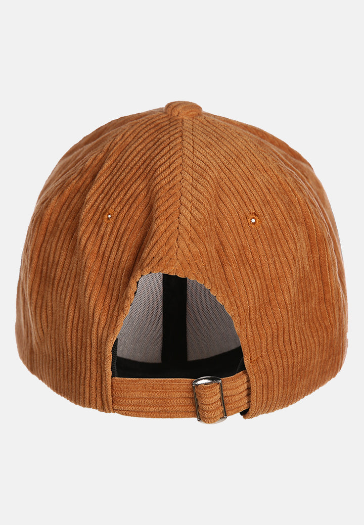 solid corduroy baseball cap#color_mustard