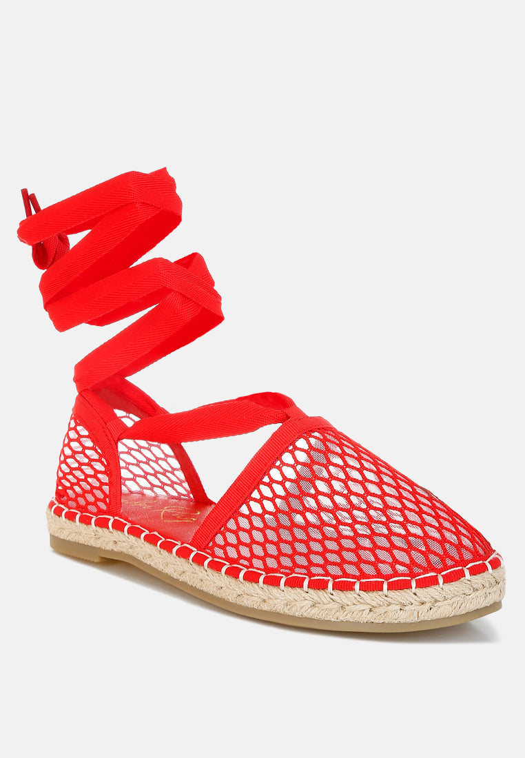 sonara mesh flat espadrille sandals#color_red