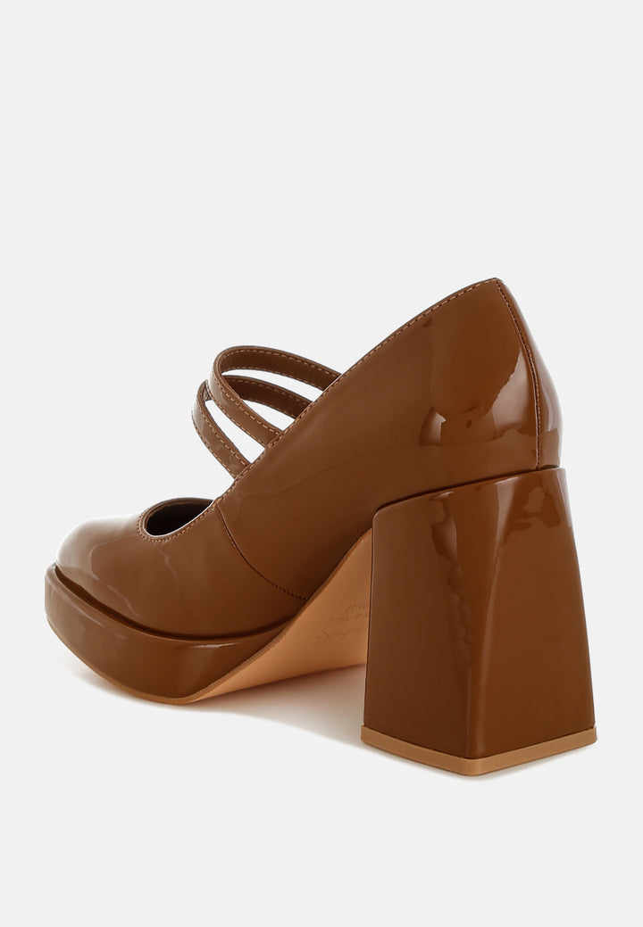 double strap mary jane sandals by ruw#color_tan