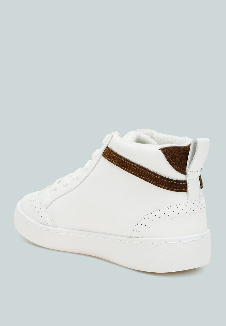 star high ankle sneakers by ruw#color_white