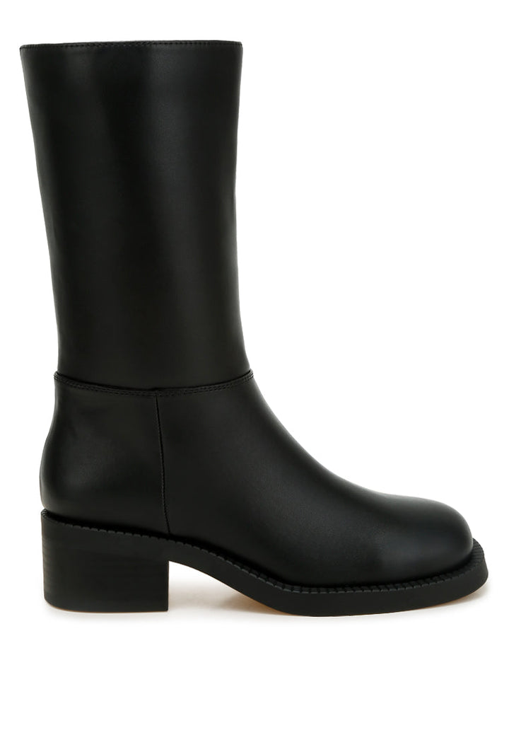block heel calf boots by ruw#color_black