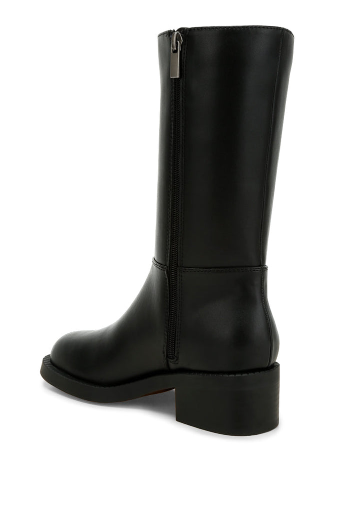block heel calf boots by ruw#color_black