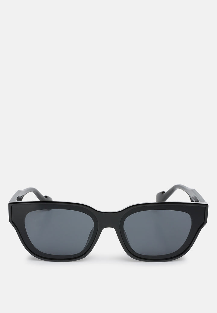 square cat eye sunglasses by ruw#color_black