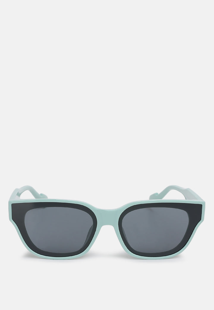 square cat eye sunglasses by ruw#color_mint-green