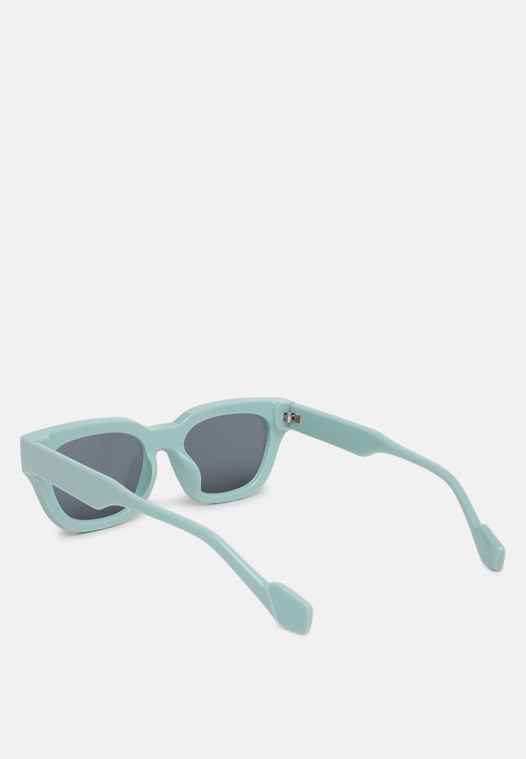 square cat eye sunglasses by ruw#color_mint-green