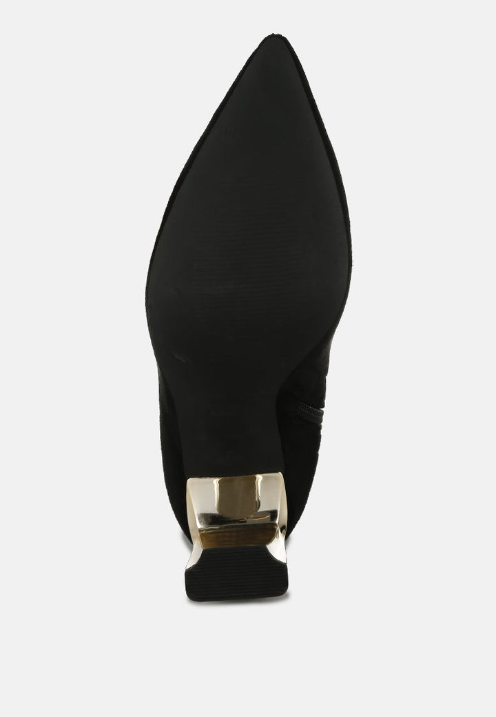 slim block heel long boots by ruw#color_black
