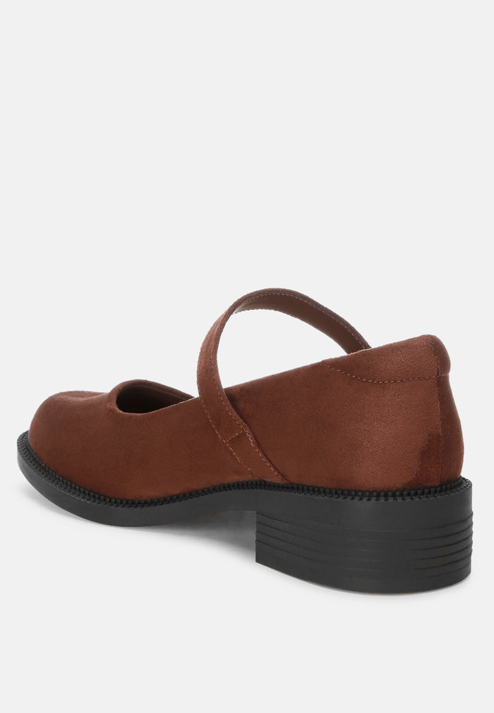 stivah block heel mary janes#color_brown