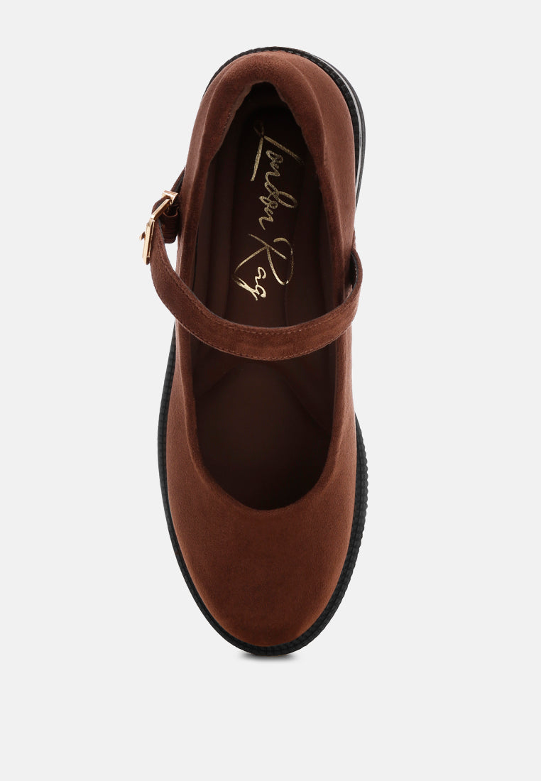 stivah block heel mary janes#color_brown