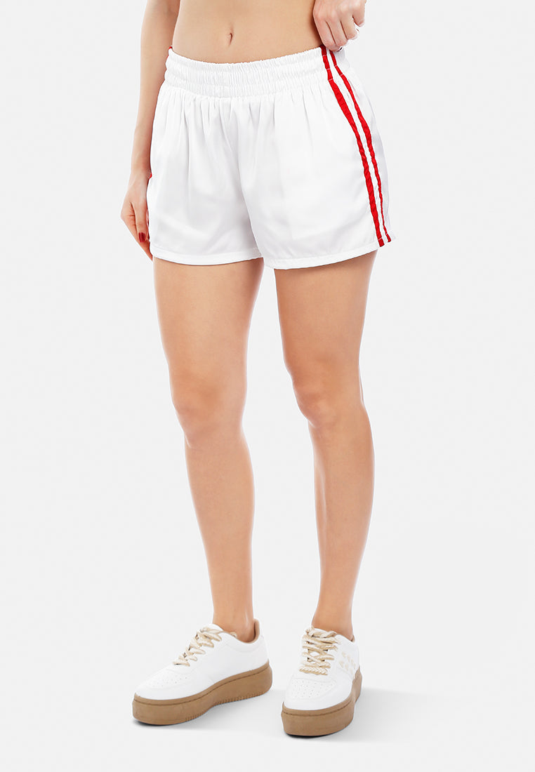 striped spice shorts by ruw#color_white