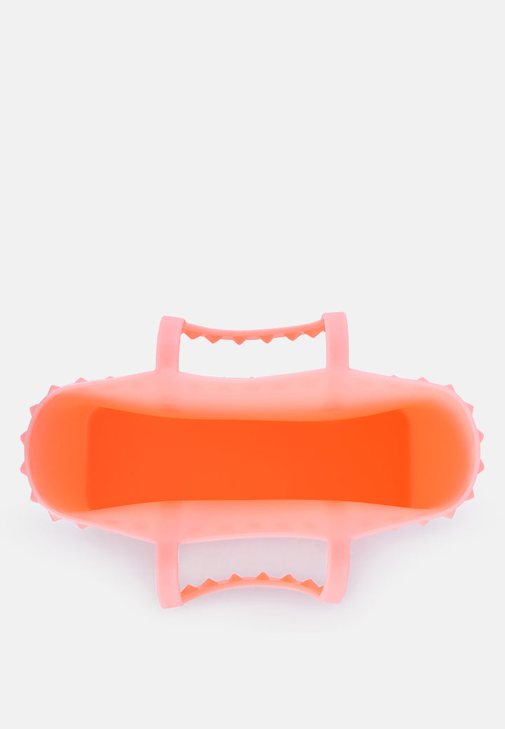 studded jelly candy tote#color_pink