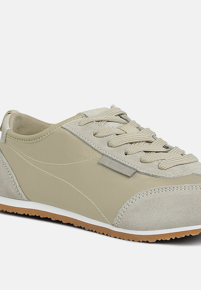 suede sneakers by ruw#color_beige