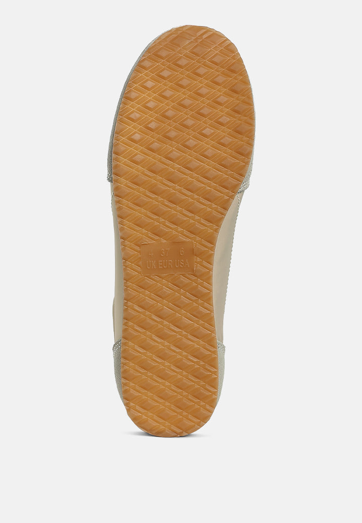 suede sneakers by ruw#color_beige