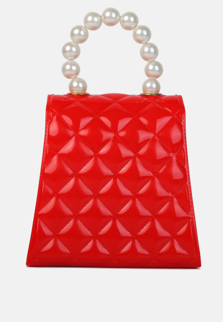 embellished quilted pattern mini bag#color_red