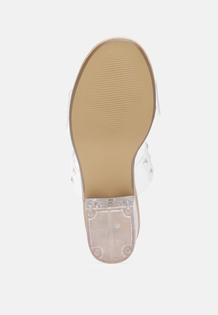 oasis clear detail stud slip-on sandal#color_white