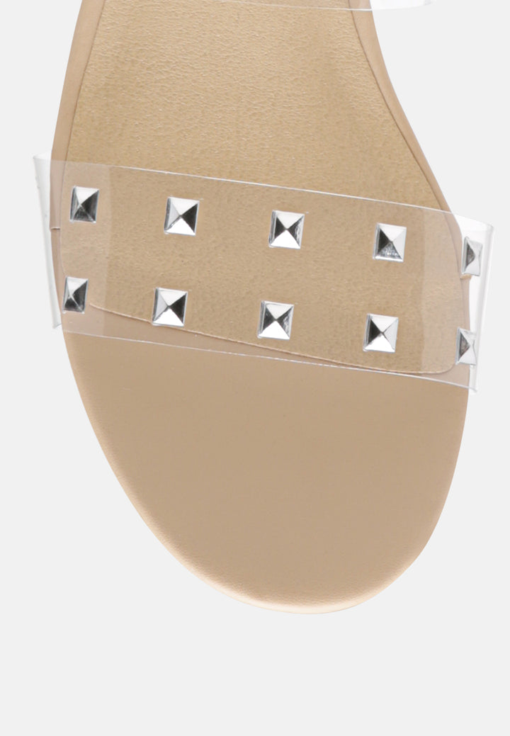 oasis clear detail stud slip-on sandal#color_white