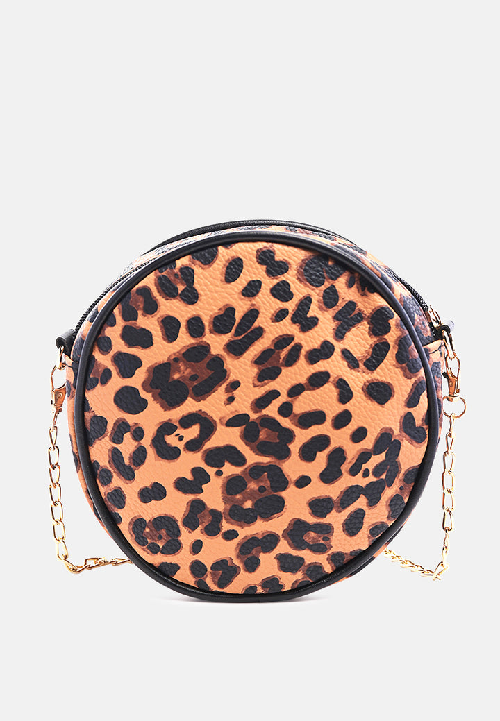 animal print canteen bag#color_tan