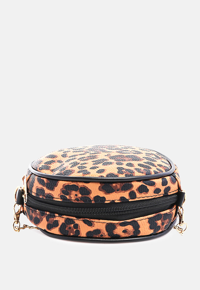 animal print canteen bag#color_tan