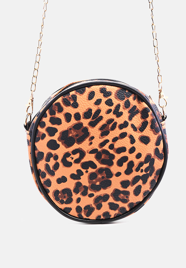 animal print canteen bag#color_tan