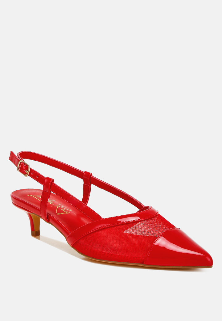 mesh slingback sandals by ruw#color_red