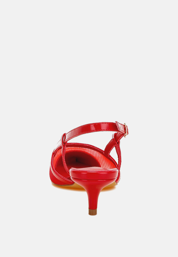 mesh slingback sandals by ruw#color_red